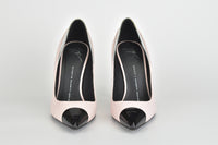 E66092 Blush Leather Pointy Pumps