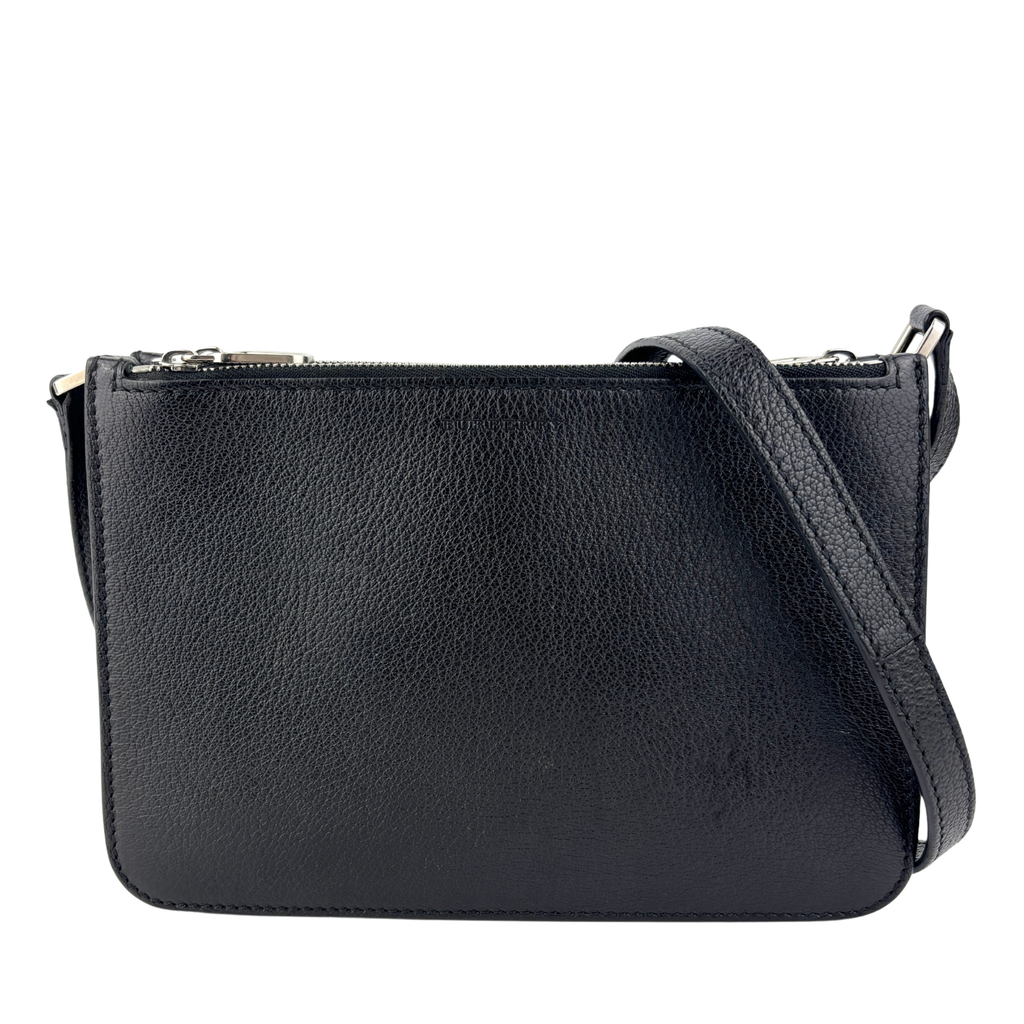 Burberry Penhurst D-Ring Triple Zip Crossbody Bag Black – Glampot