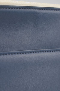 Navy Blue 7N0087 Small Bugs Smooth Leather Clutch (2019 model)
