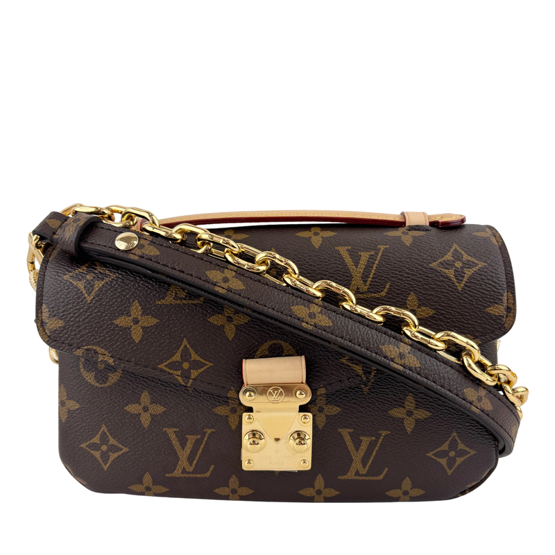 Louis Vuitton Pochette Métis East West in Monogram canvas, the kind of pre-loved designer bag Malaysians sell or consign at Glampot