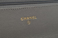 AP0250 Classic Grey Caviar Wallet on Chain GHW