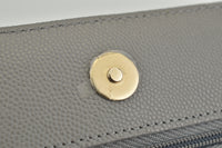 AP0250 Classic Grey Caviar Wallet on Chain GHW
