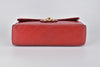 Vintage Red Lambskin Jumbo Mademoiselle Flap Bag 24k GHW