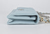 AP0957 Classic 19 Light Blue Lambskin Wallet on Chain