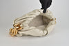 Chain Pouch Leather Eggshell GHW