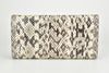 Snakeskin Clutch with Chain