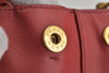 B1786T Saffiano Lux Leather Tote Zip Berganda Besar dalam Fuoco