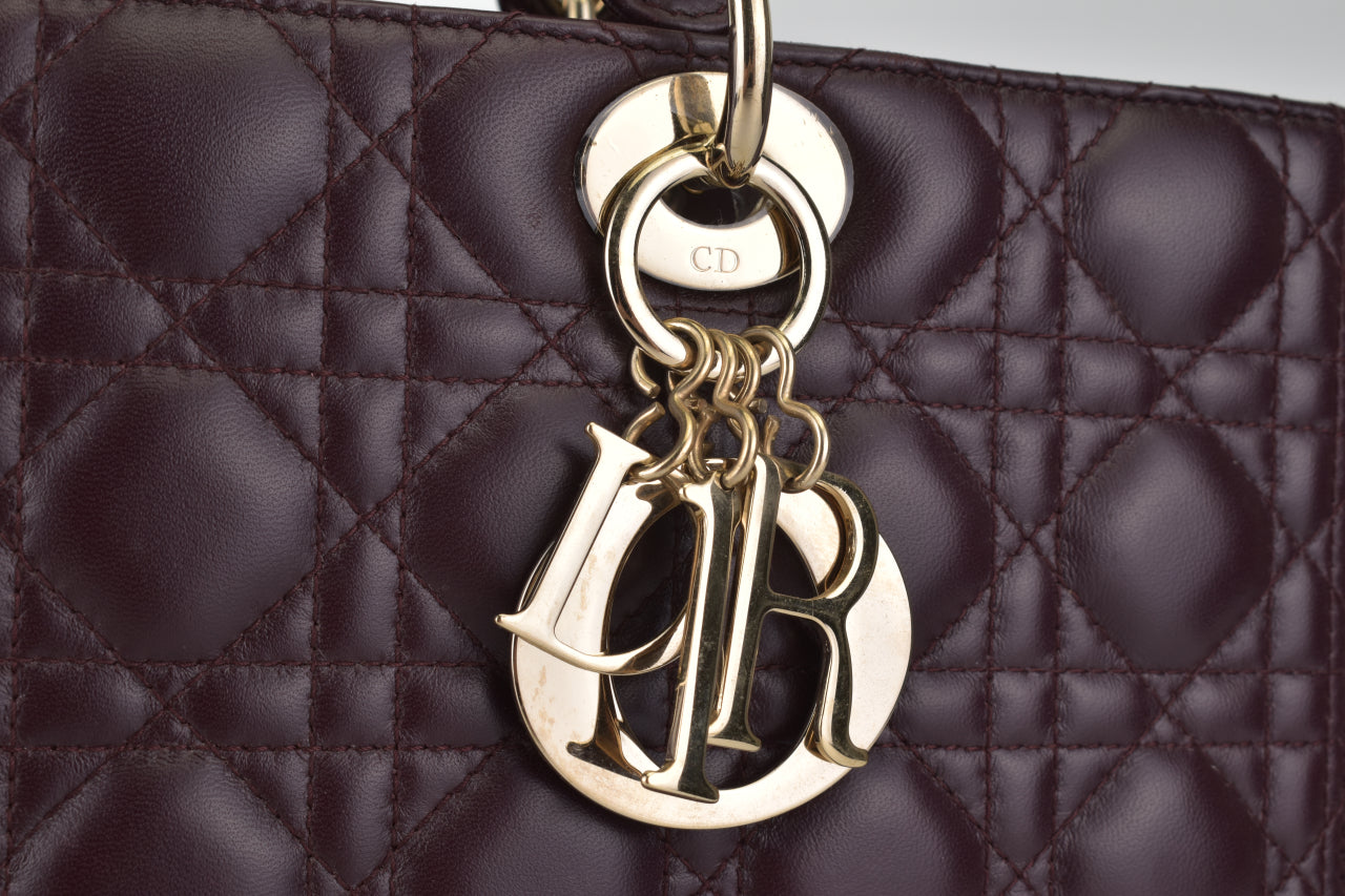 Lady dior with on sale flap