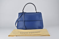Cluny MM in Epi Leather Blue