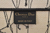 Tote Buku Besar Sulam Bunga Christian Dior