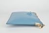 Medusa Blue Pouch Wristlet/Crossbody Bag