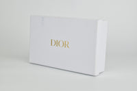蓝色 Dior Oblique 图案提花长款链条马鞍钱包