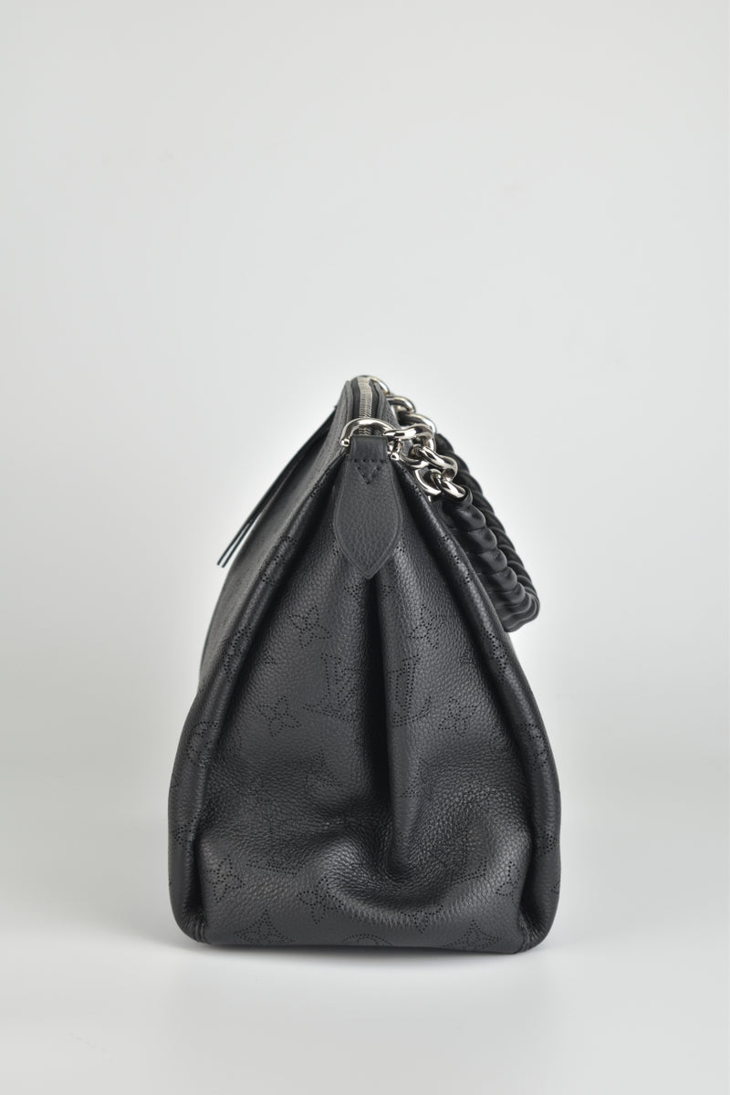 M51223 Black Monogram Mahina Leather Babylone Chain BB Bag
