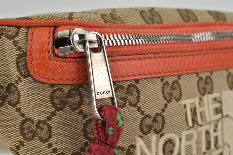 Gucci x North Face Canvas Waist Belt Bag