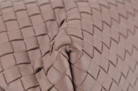 Lilac Intrecciato Leather Large Olimpia Shoulder Bag