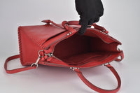 Rubis Monogram Cuir Plume Very Zipped Bag