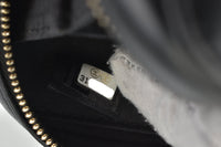 2021 Black Quilted Lambskin CC Vertical Phone Holder Mini Bag