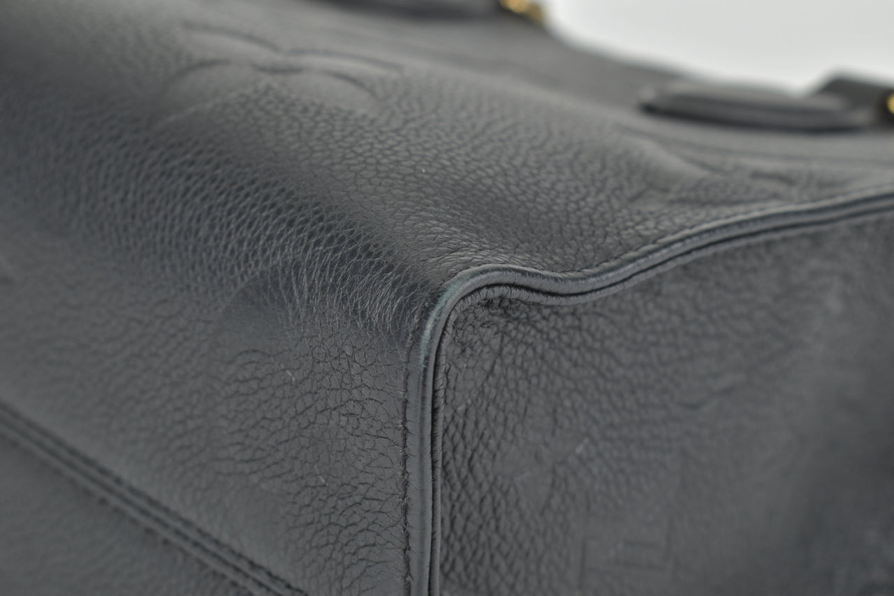 M45653 OnTheGo PM Monogram Black Empreinte Leather