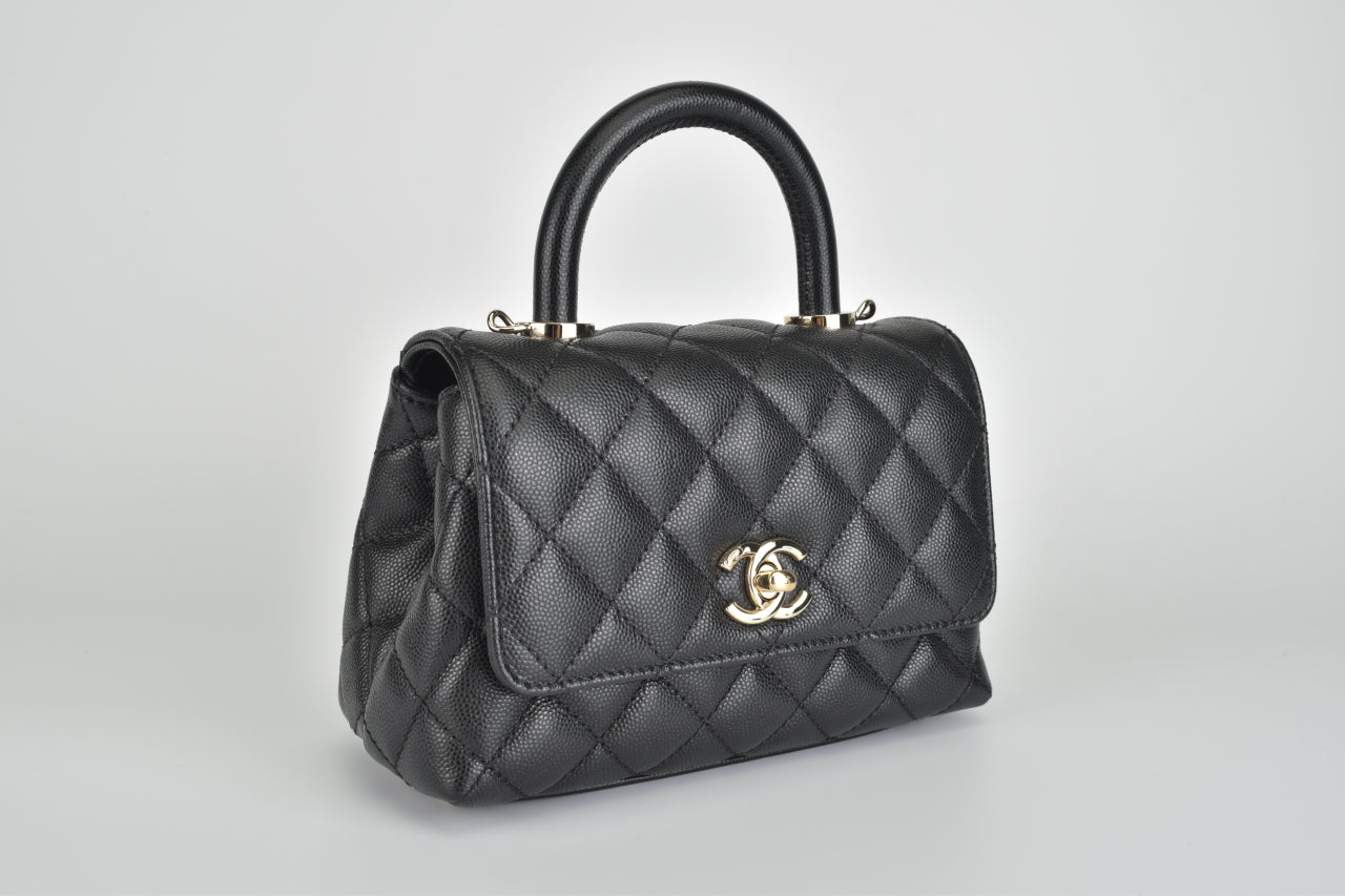 Chanel jersey mini sale coco handle bag