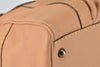Tan Leather Duffle Bag