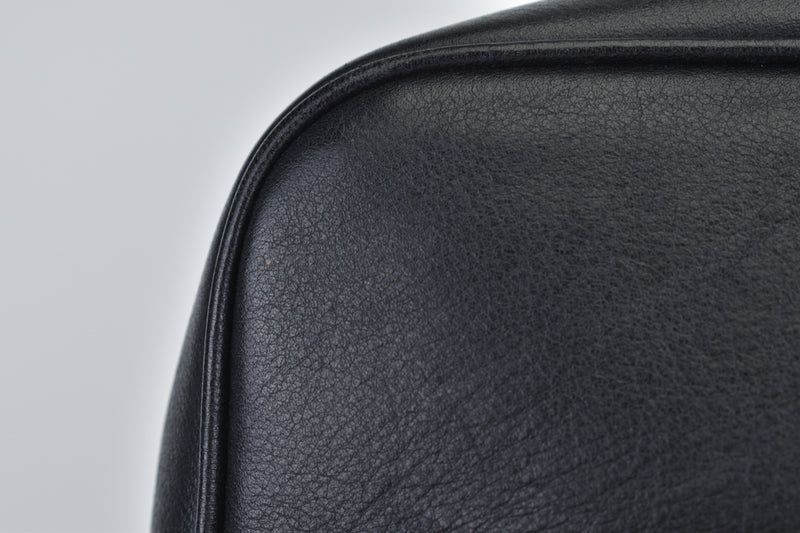 Black Calf Leather Backpack