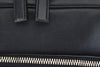 Black Calf Leather Backpack
