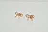 Rope Bow Earrings in 18 Karat Yellow Gold