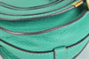 Jade Green Calfskin Mini Marcie Round Crossbody Bag