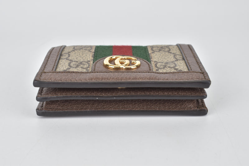 523155 GG Ophidia Card Case Wallet