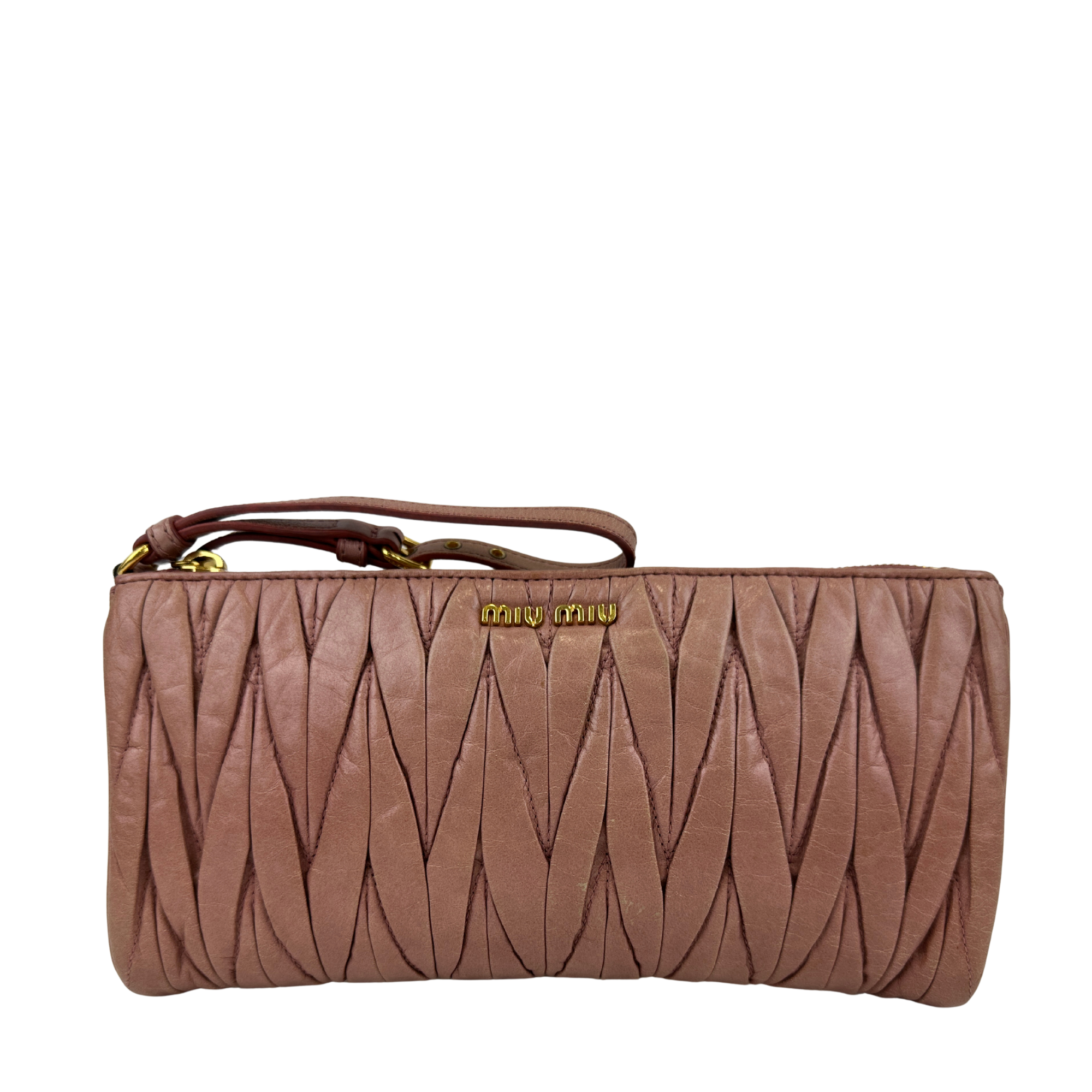 5NE455 Matelasse Lux Loto Wristlet