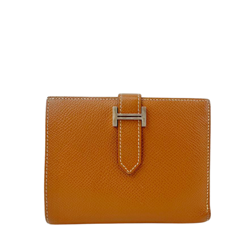 Bearn Compact Wallet Gold Epsom PHW – Glampot