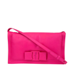 Viva Bow Puffy Leather Hot Pink Vitello Crossbody Bag