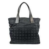 CC Logo Travel Line Tote Bag Black Nylon