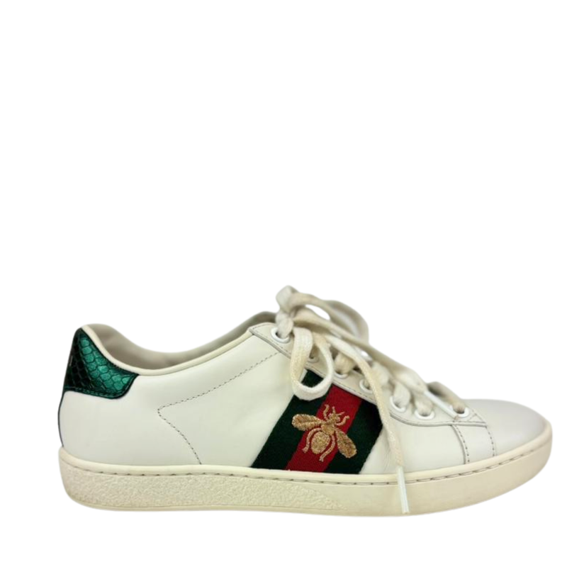 431942 Ace Embroidered Bee Sneakers Size 34