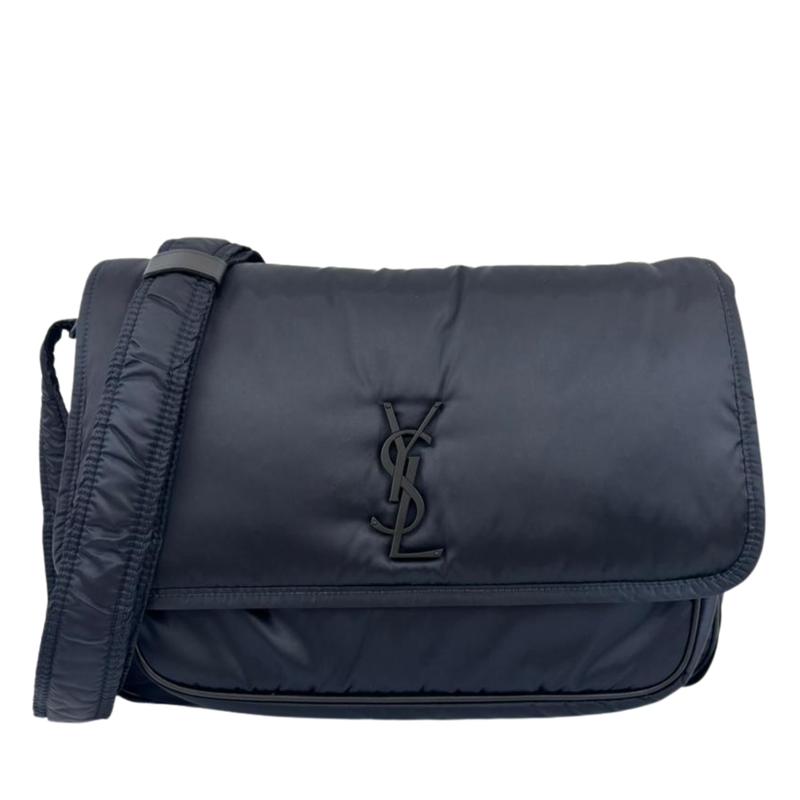 Niki Econyl Messenger Bag in Black