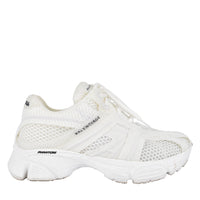 White Polyester Phantom Sneakers