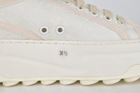 White GG Tennis Low Top Trainers