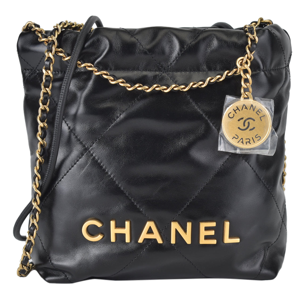 Chanel 2017 Gabrielle Clutch With Chain Quilted Leather Shoulder Bag For  Sale at 1stDibs