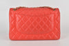 17C Red Quilted Lambskin Classic Jumbo Double Flap LGHW