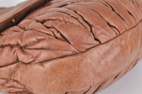 RR1358 Palissandro Medium Coffer Matelassé Pleated Shoulder Bag
