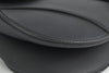 Medium So Black Matte Smooth Calfskin Saddle Bag (No strap)