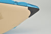 Blue Satin & Tulle Pointed Toe Slingback Pump 85