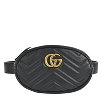 476434 493075 GG Marmont Belt Bag Waist Bag in Black