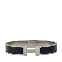 Clic HH Bracelet in Noir Mat PHW