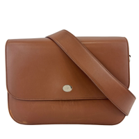 Artemis G. Canter Calfskin Crossbody Bag Cognac