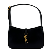Saint Laurent Le 5 A 7 in Black Smooth Leather