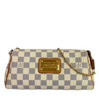 Eva Clutch Damier Azur
