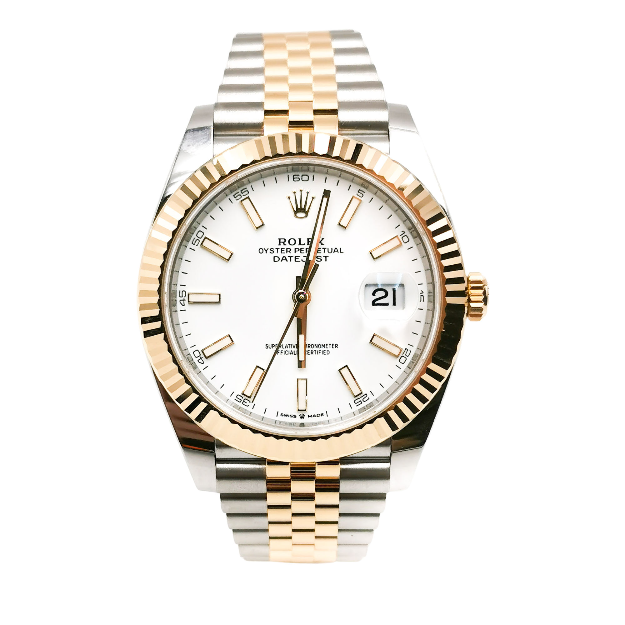 Datejust 41 White Index Jubilee
