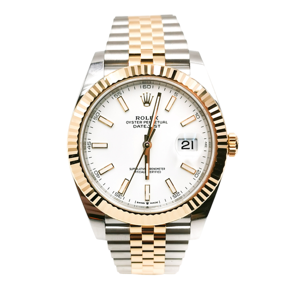 Datejust 41 White Index Jubilee