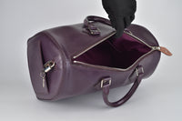 Cassis Epi Leather Speedy 35 Bag